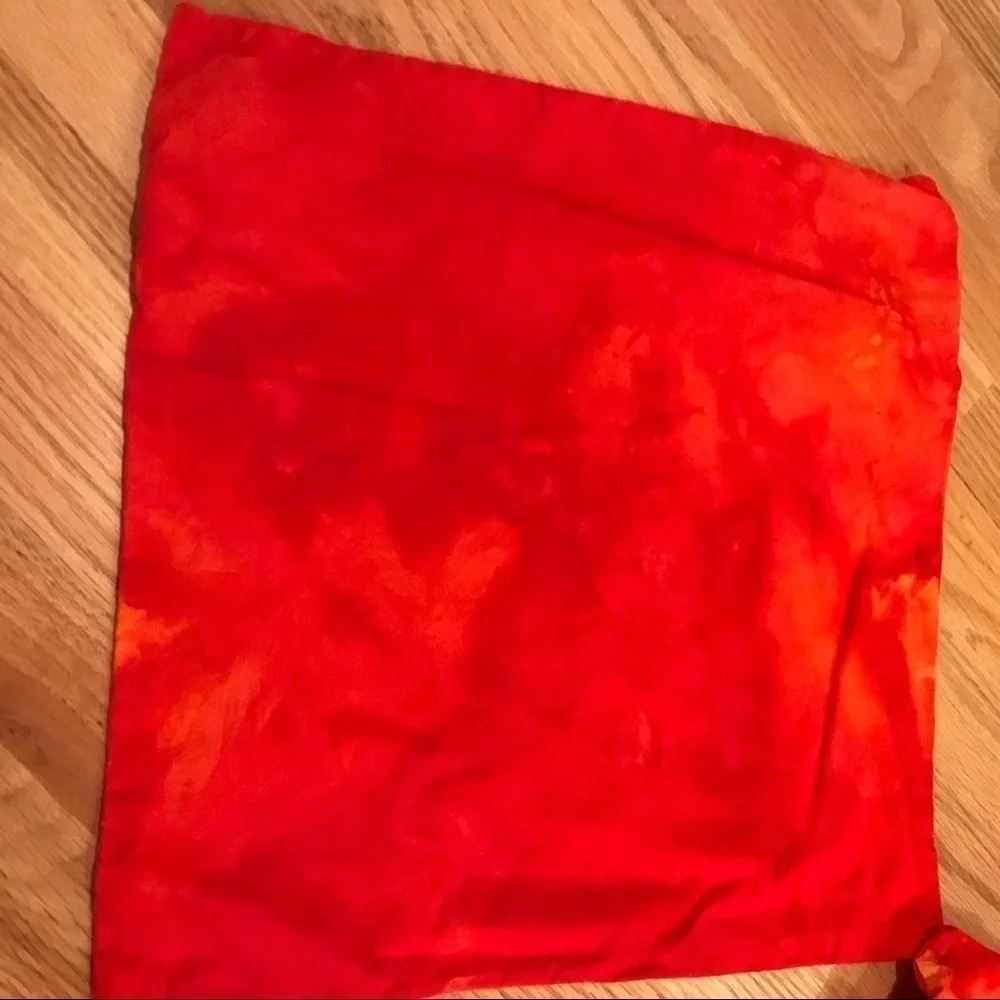 Pair of tie dye pillow covers immersion dye 15